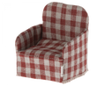 Cargar la imagen en la vista de la galería, Butaca roja cuadros vichy de ratón