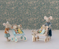 Load image into Gallery viewer, Maileg twin stroller for mice
