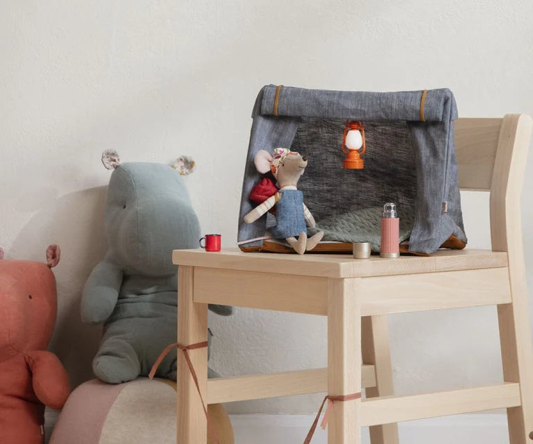 Linterna vintage para las excursionistas