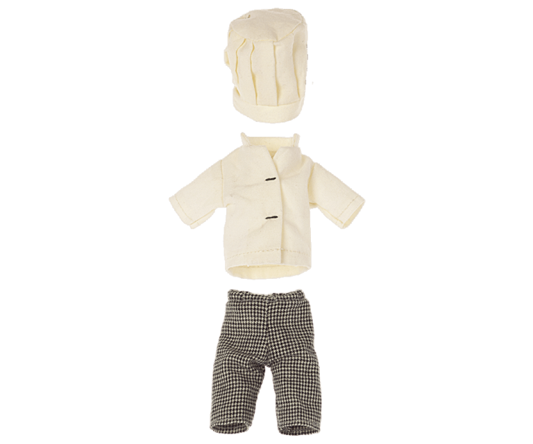 Ratón cocinero con olla y cuchara