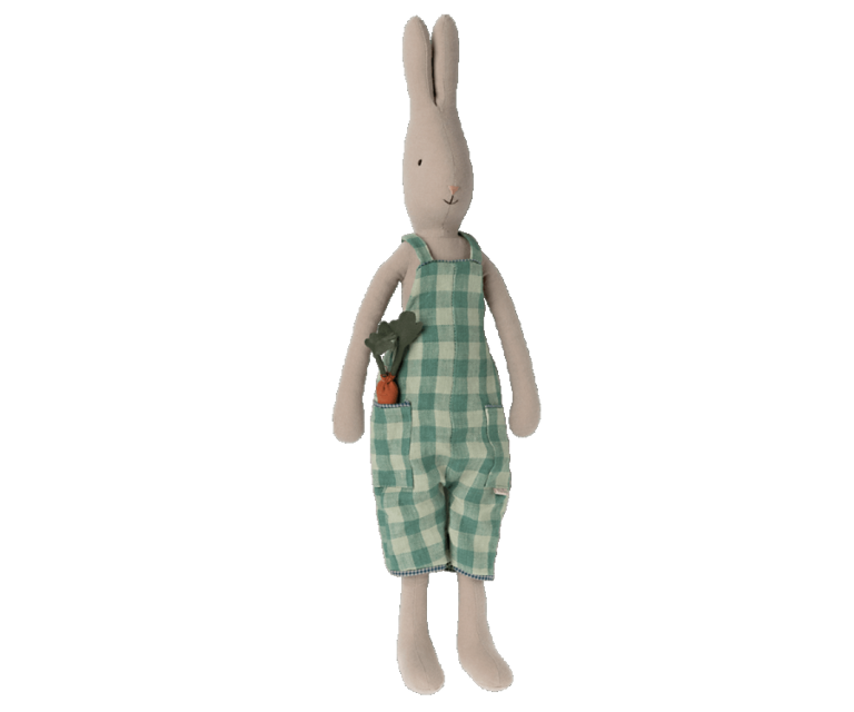 Conejo Talla 3 peto cuadros vichy