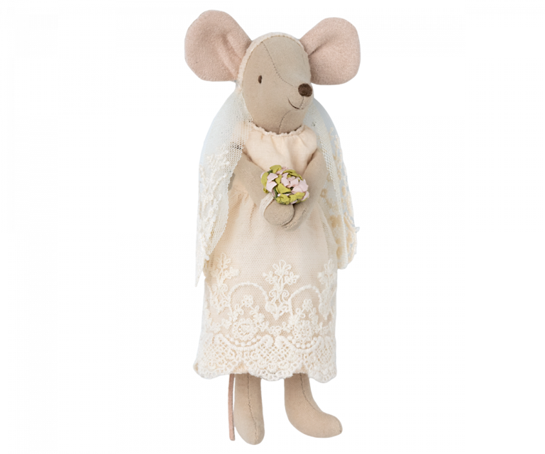 Pareja de ratones de boda en caja