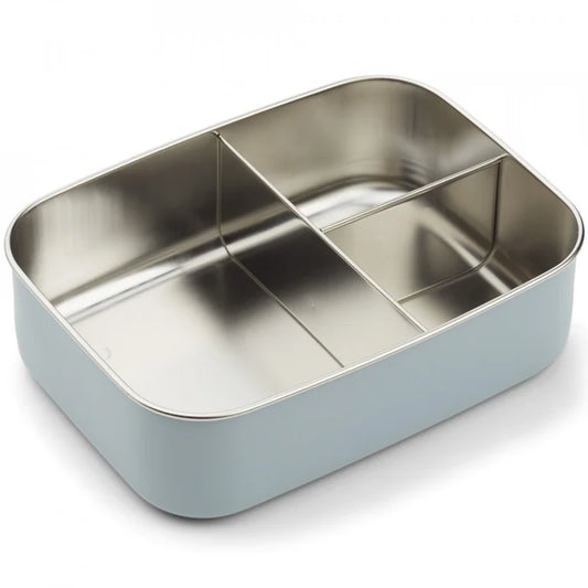Fiambrera con compartimentos de acero inoxidable