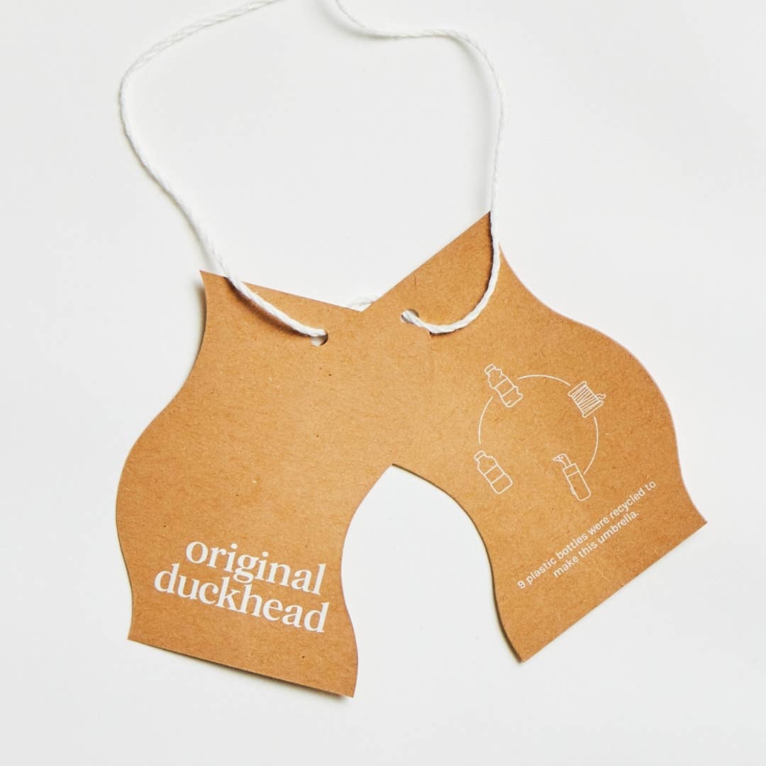 Paraguas de Pato Ecológico Resistente al Viento Azul Marino