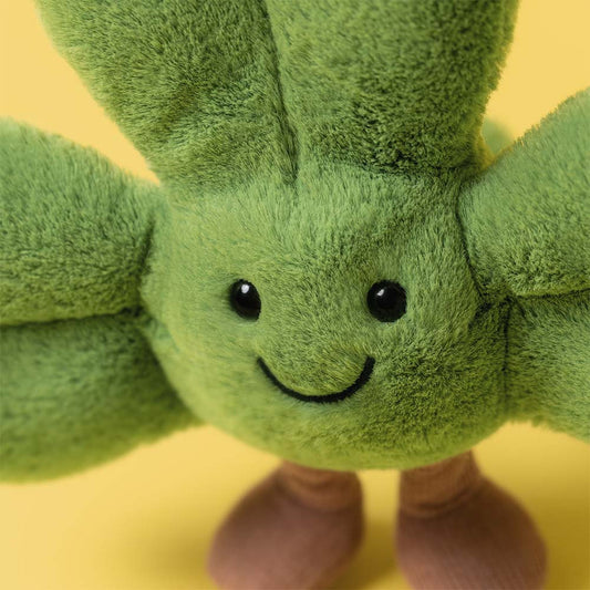 Trebol de peluche Jellycat. Amuseables Siofra Shamrock Jellycat.