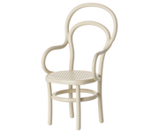 Silla Vintage ratón Maileg de metal - accesorio para casa de ratones.