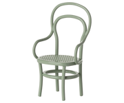 Silla Vintage ratón Maileg de metal - accesorio para casa de ratones.