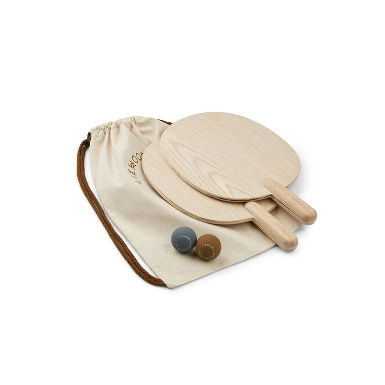 Juego de tenis de madera