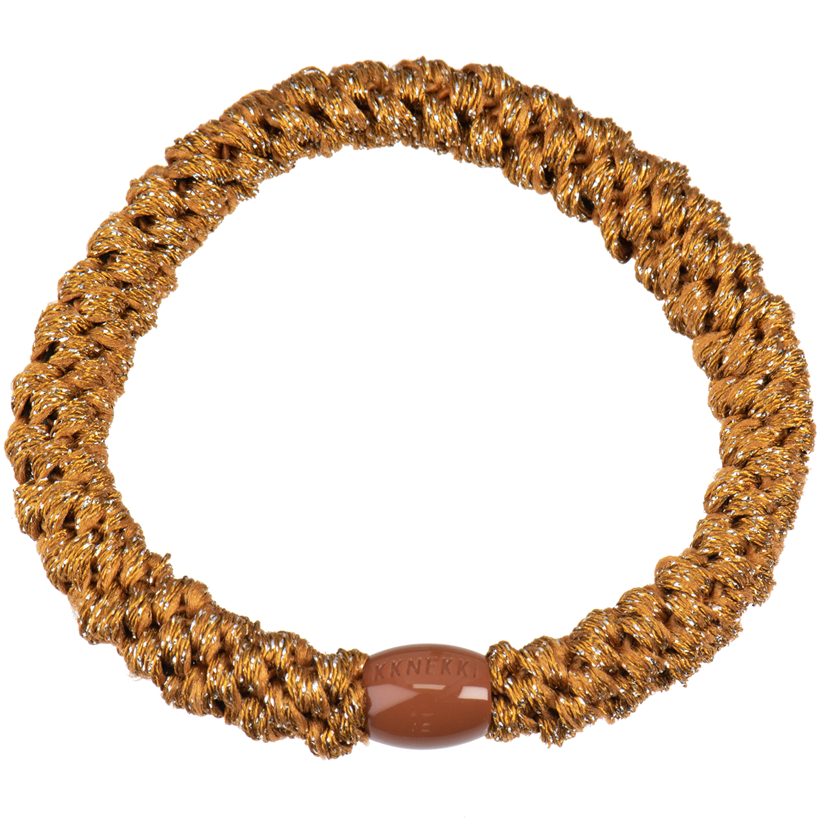 Goma de pelo-pulsera gruesa glitter