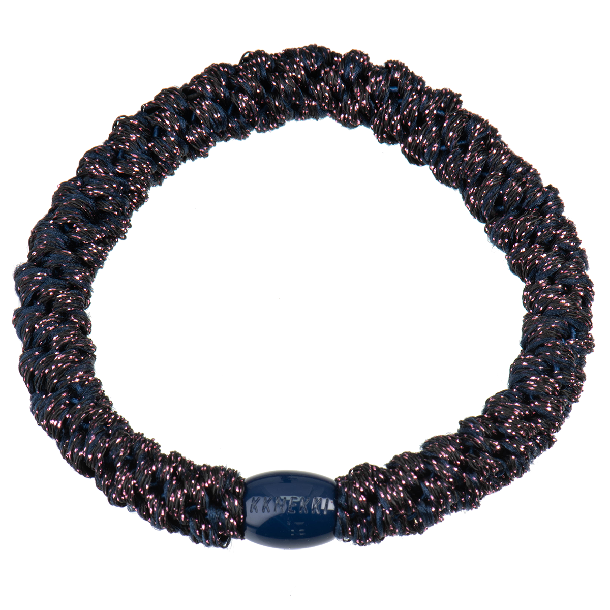 Goma de pelo-pulsera gruesa glitter