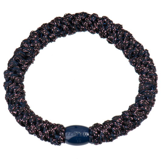 Goma de pelo-pulsera gruesa glitter