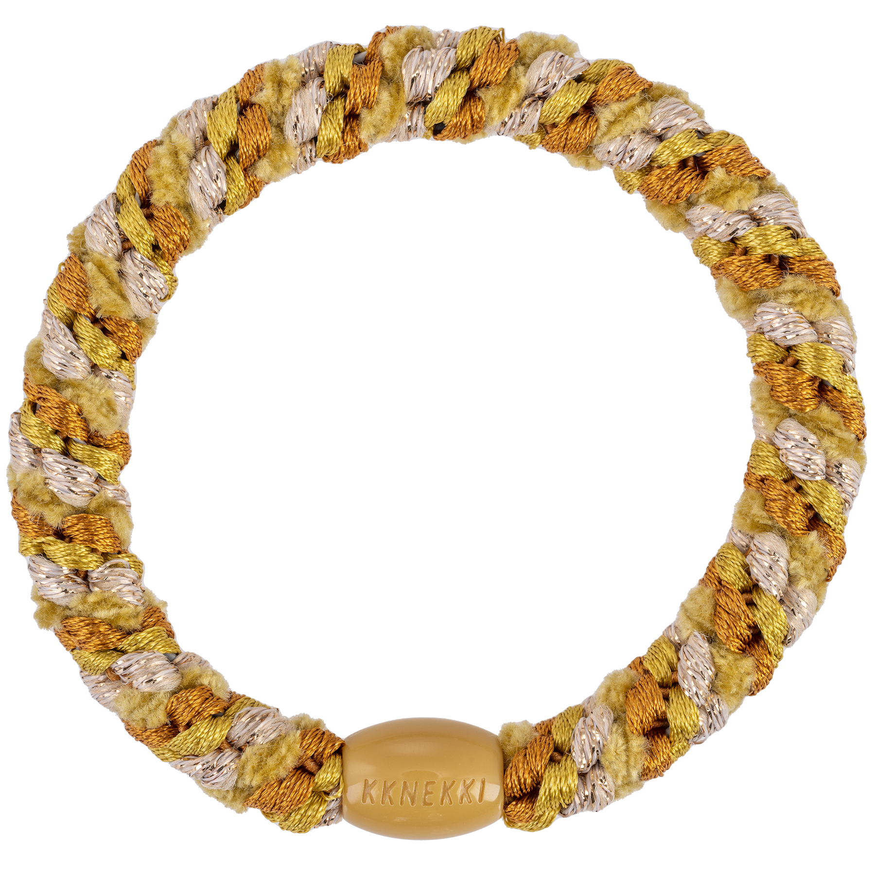 Goma de pelo-pulsera gruesa glitter