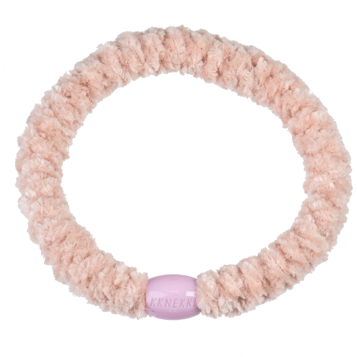 Goma de pelo-pulsera gruesa de terciopelo Kknekki