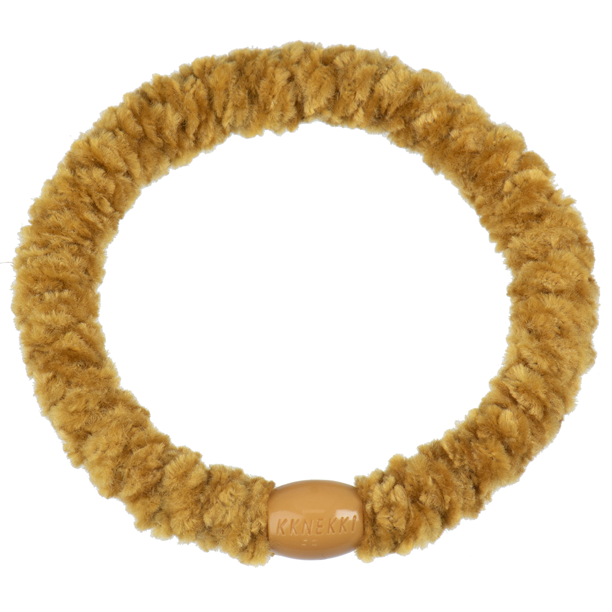 Goma de pelo-pulsera gruesa de terciopelo Kknekki