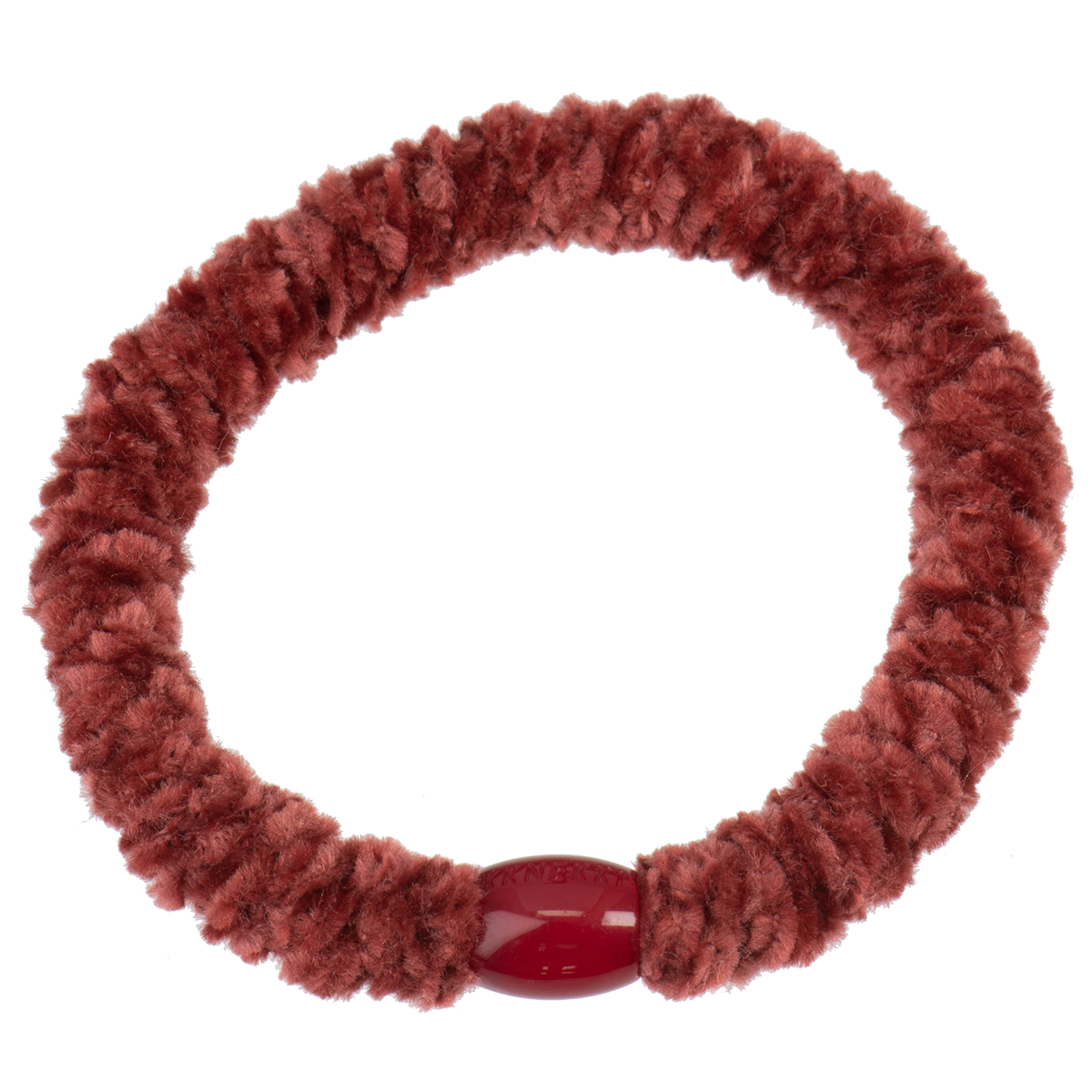 Goma de pelo-pulsera gruesa de terciopelo Kknekki