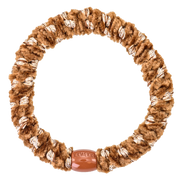 Goma de pelo-pulsera gruesa de terciopelo Kknekki
