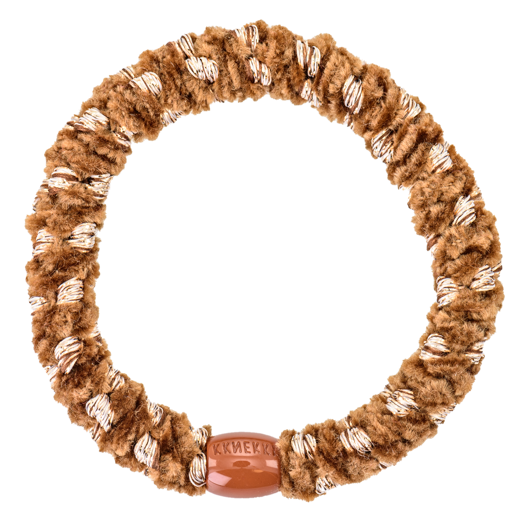 Goma de pelo-pulsera gruesa de terciopelo Kknekki
