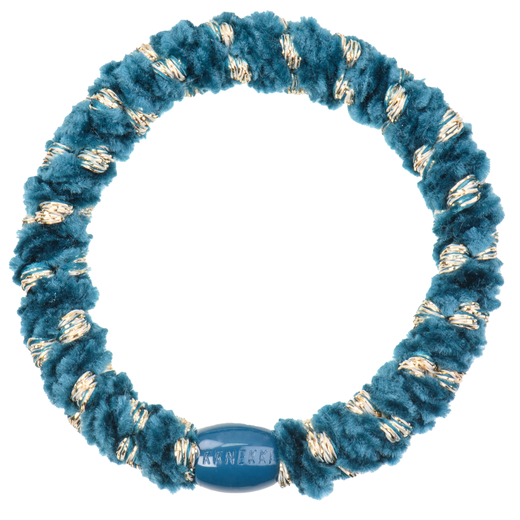 Goma de pelo-pulsera gruesa de terciopelo Kknekki