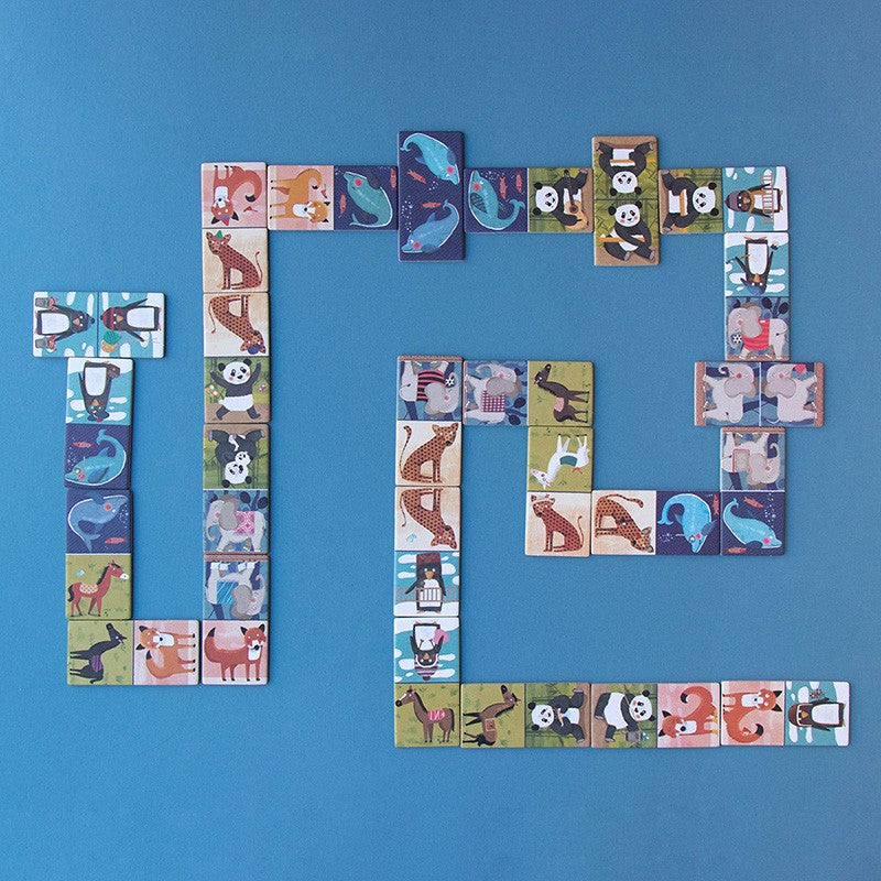 Domino pingüinos y otros animales