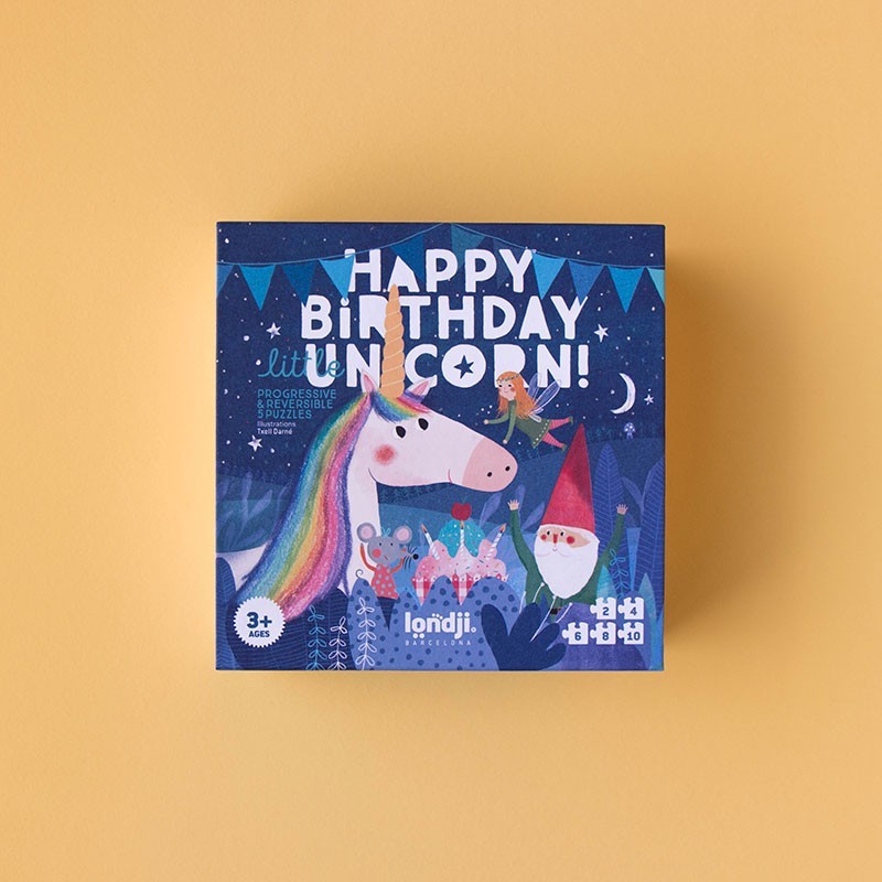 Puzzle Happy Birthday Unicorn