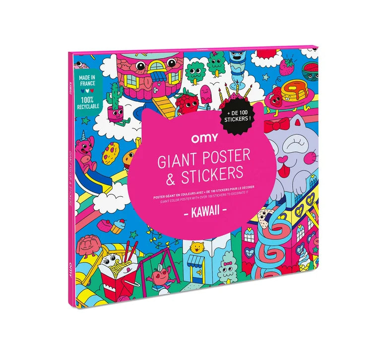 Póster XL con pegatinas