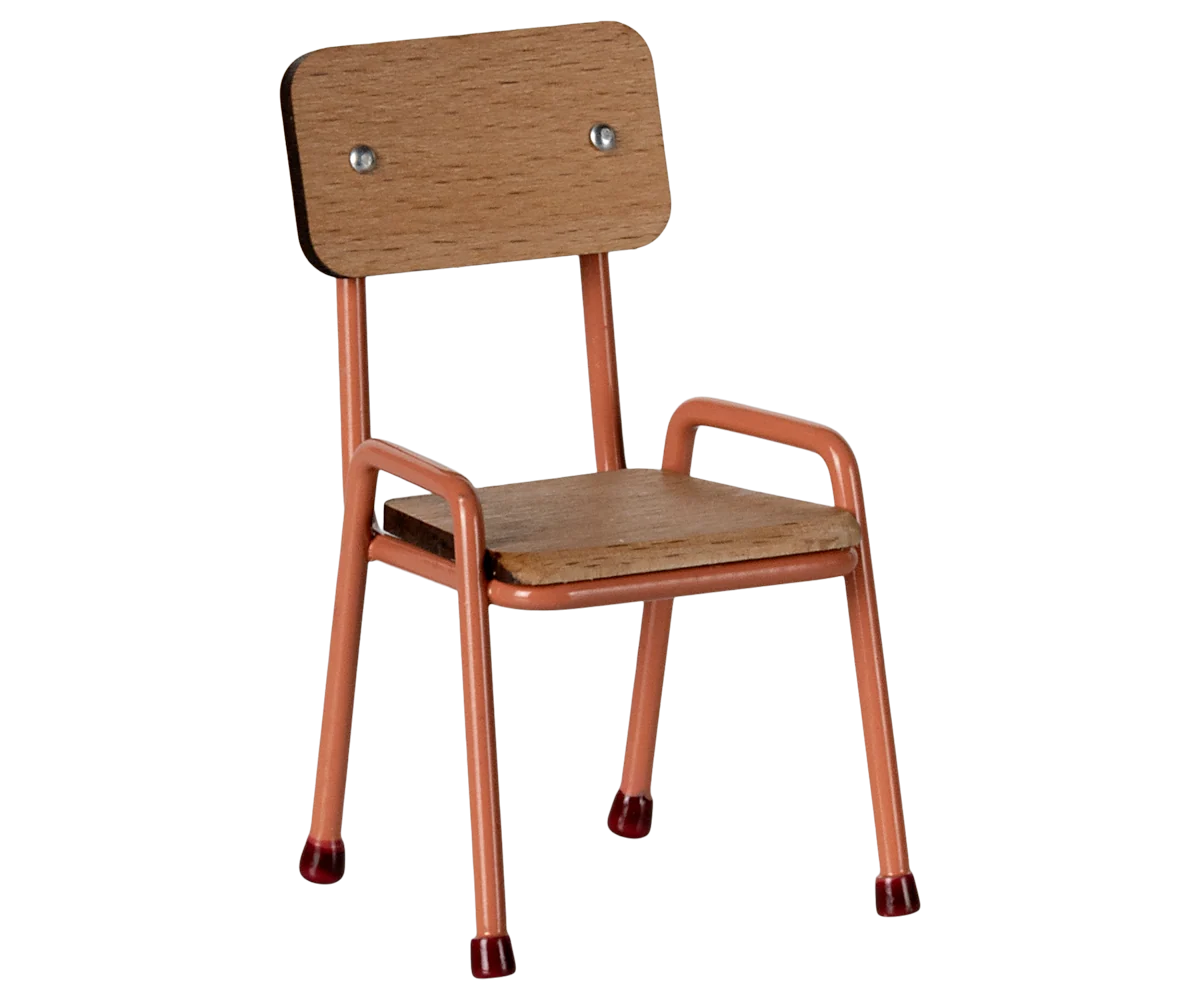 Silla ratón Maileg color coral