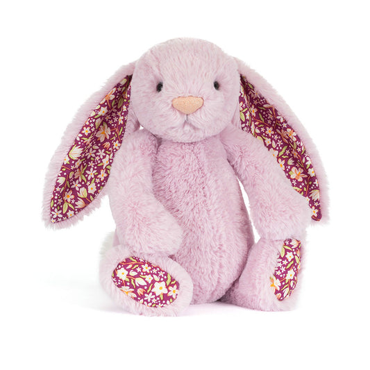 Thistlepop y Blushkin Blossom Luxe Bunny – Jellycat