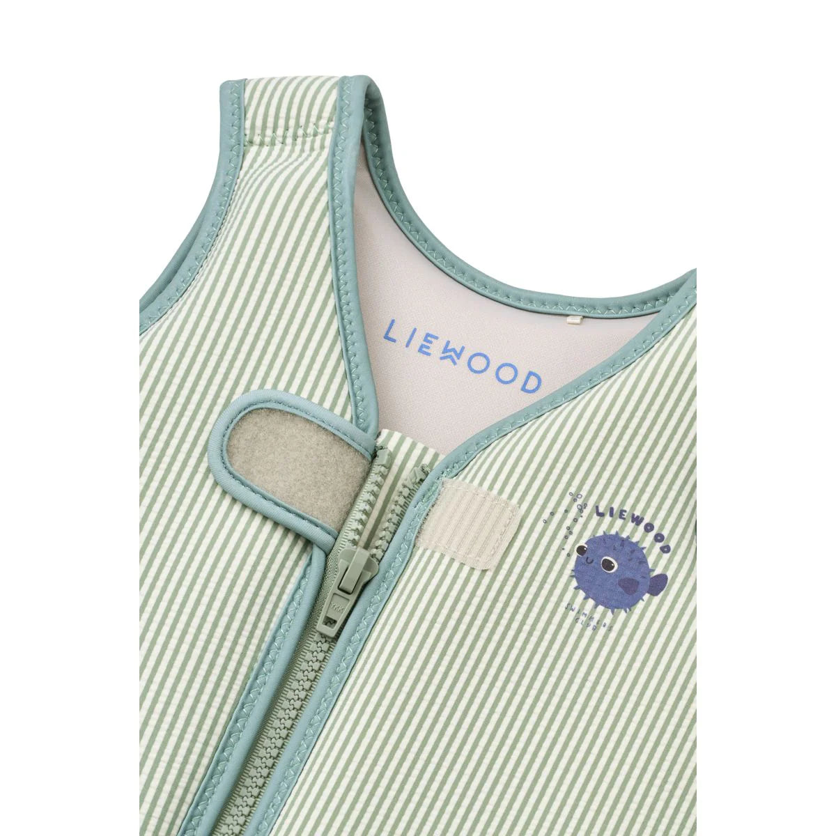 Dove Seersucker Swim Vest Liewood