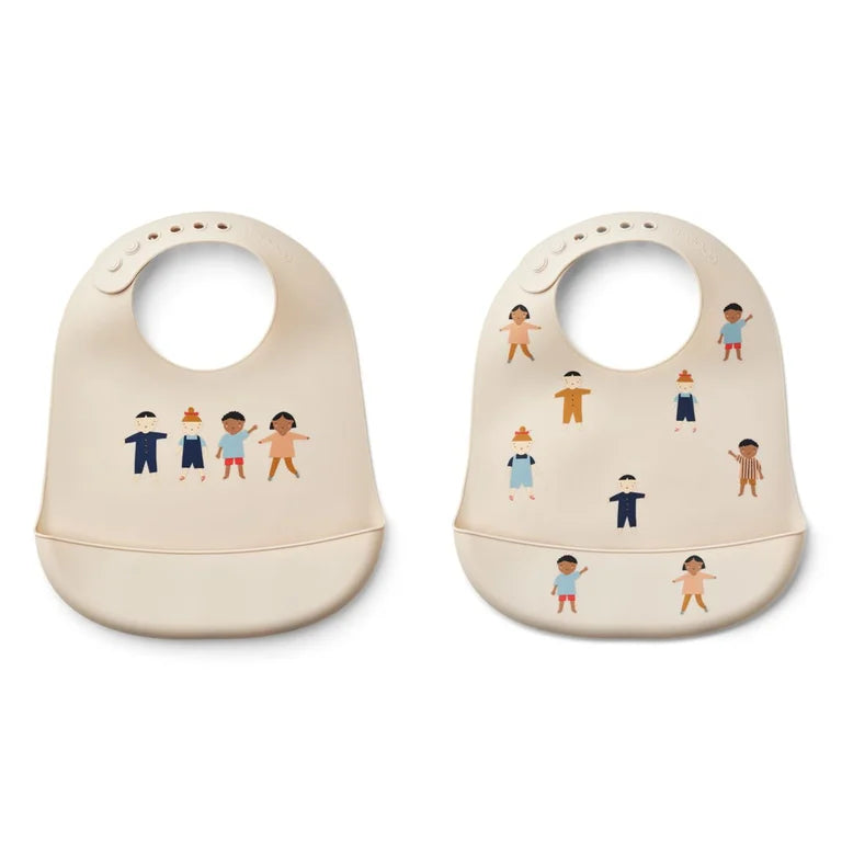 Baberos infantiles x2