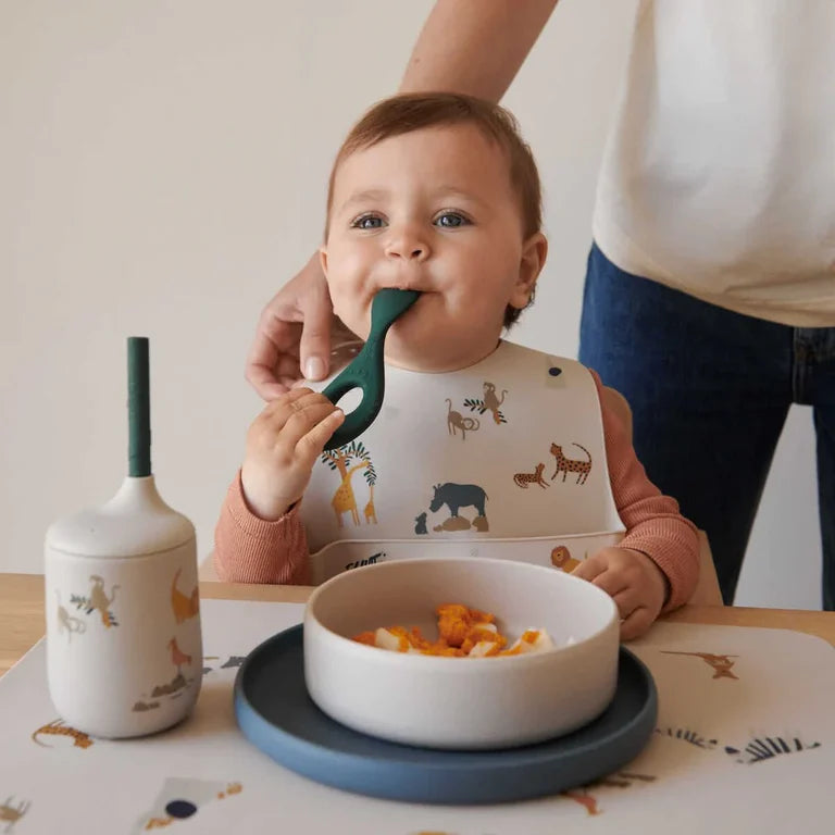 Set vajilla jungla en caja de regalo