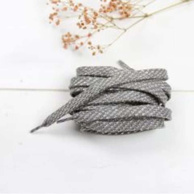 Cordones lúrex para zapatillas