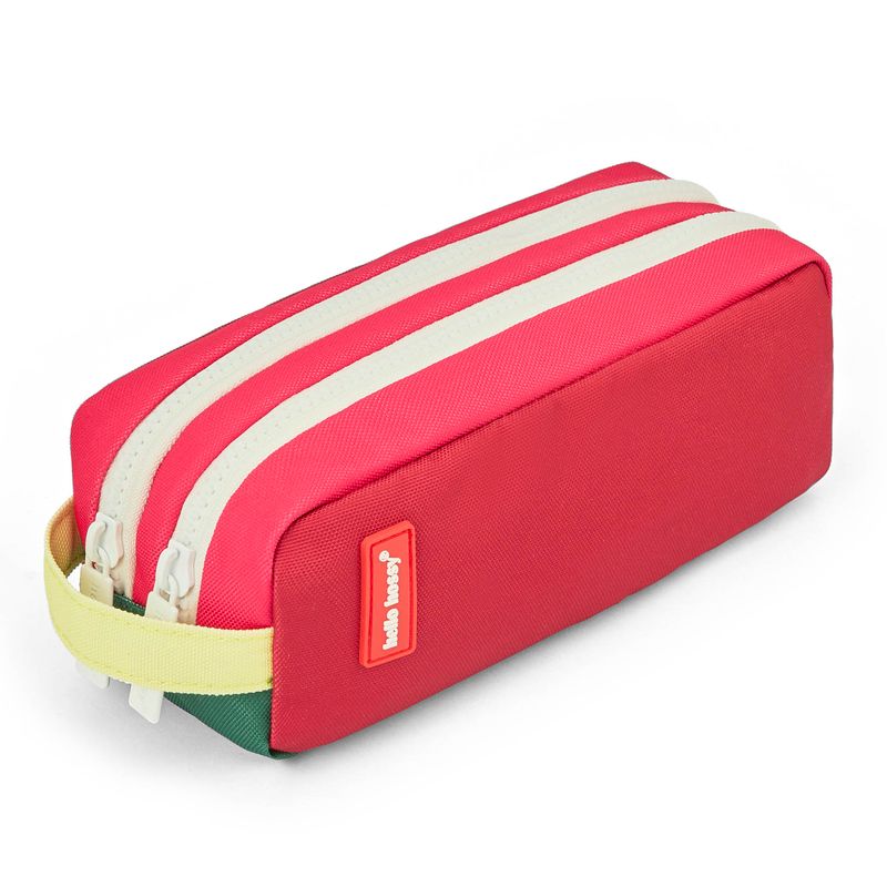 Estuche escolar doble compartimento Mini Sky Pop amarillo