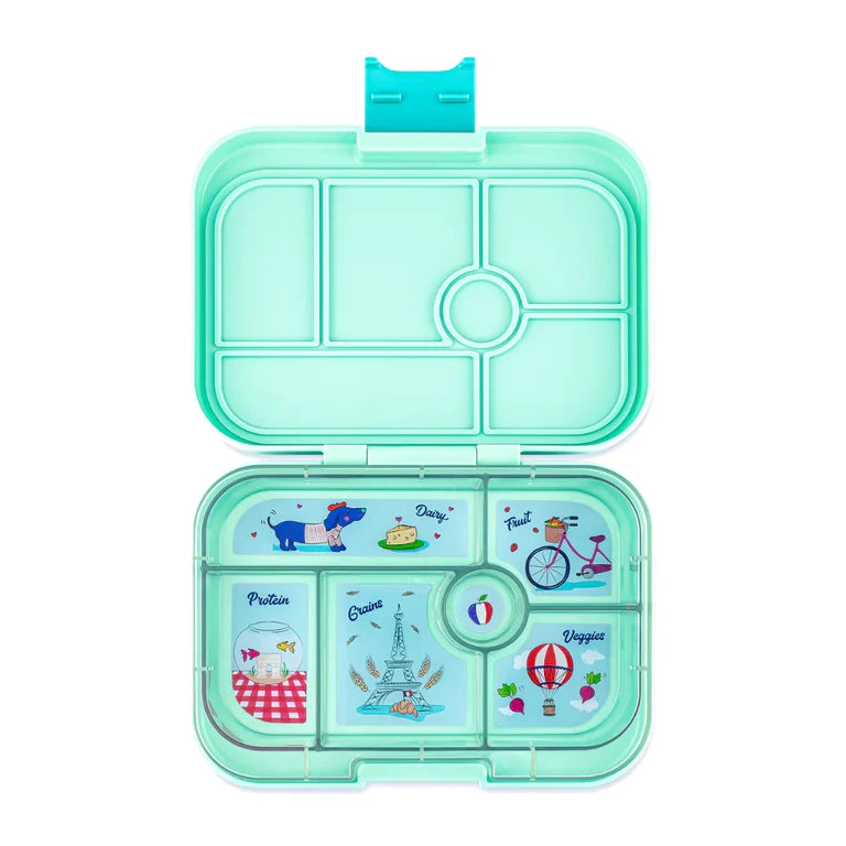 Fiambrera hermética - 6 compartimentos.