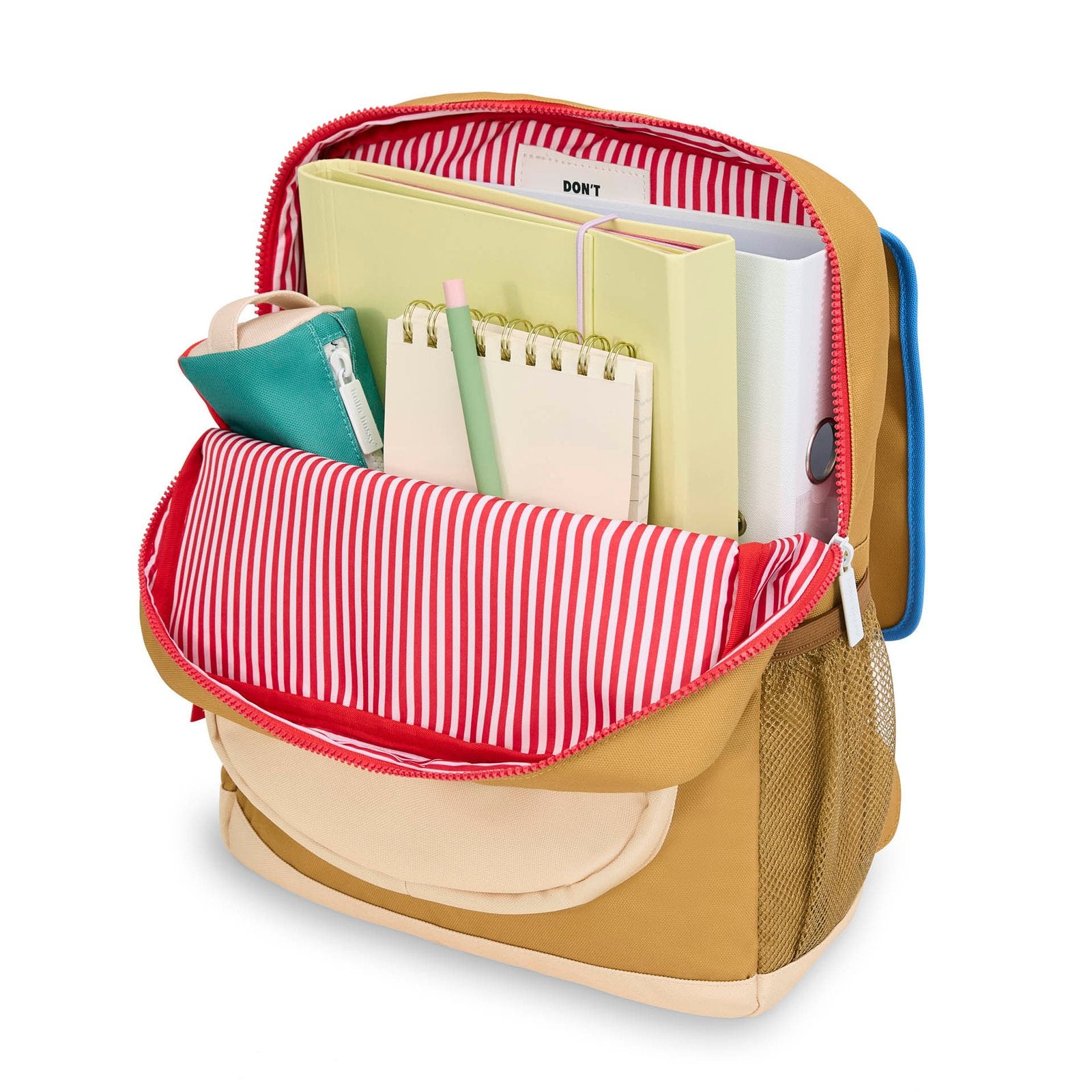 Mochila infantil con solapa y cremallera para niños de 2 a 5 años