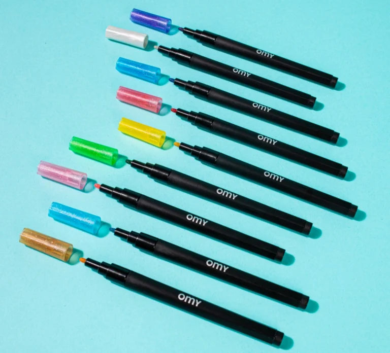 Rotuladores purpurina