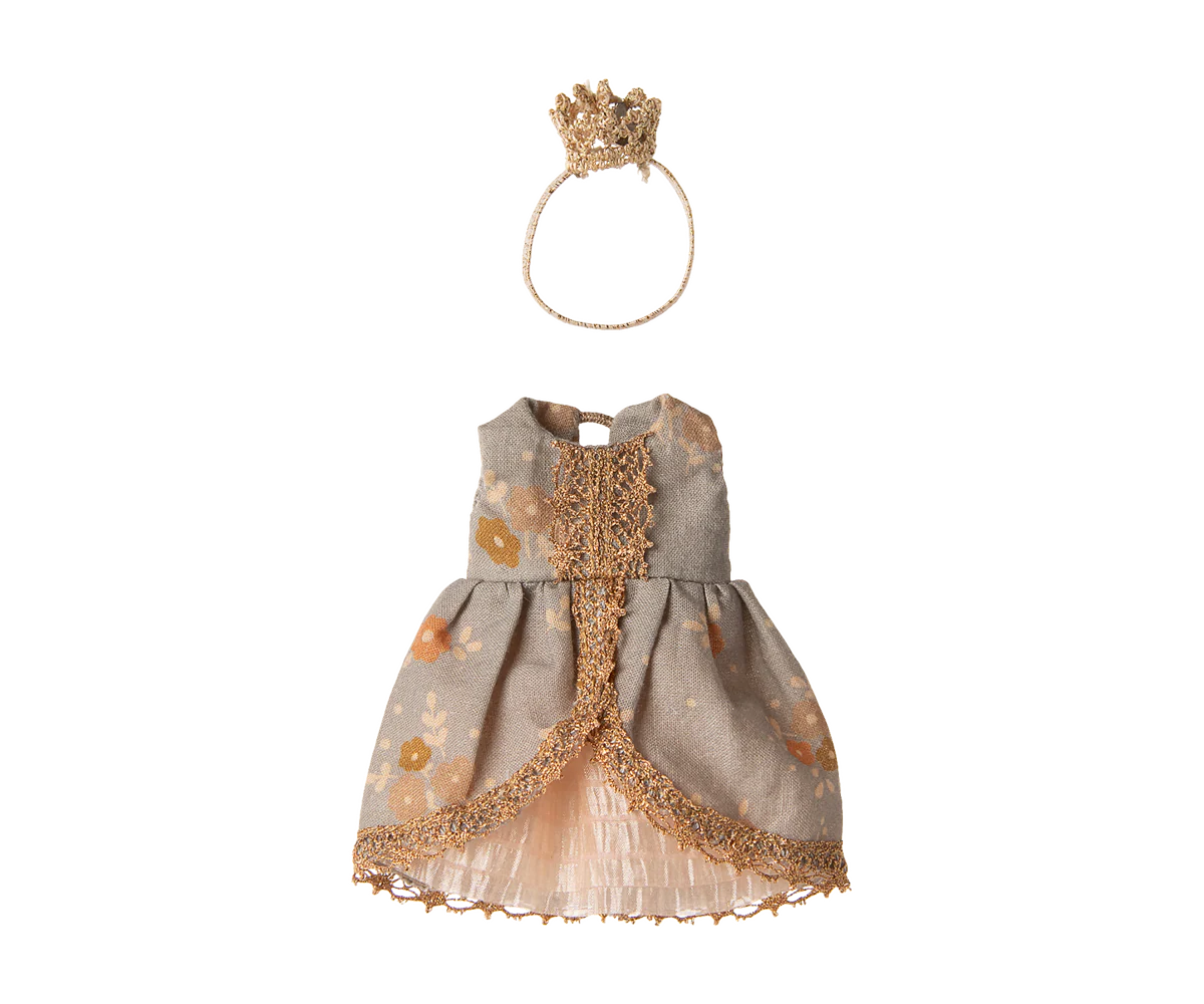 Vestido de princesa para la hermana ratona mayor Maileg